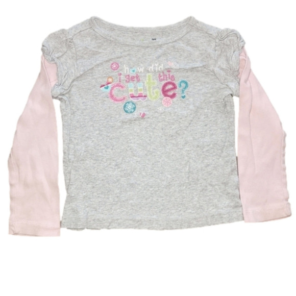 Jumping BEANS Grey Long Sleeve Tee - Picture 1 of 3